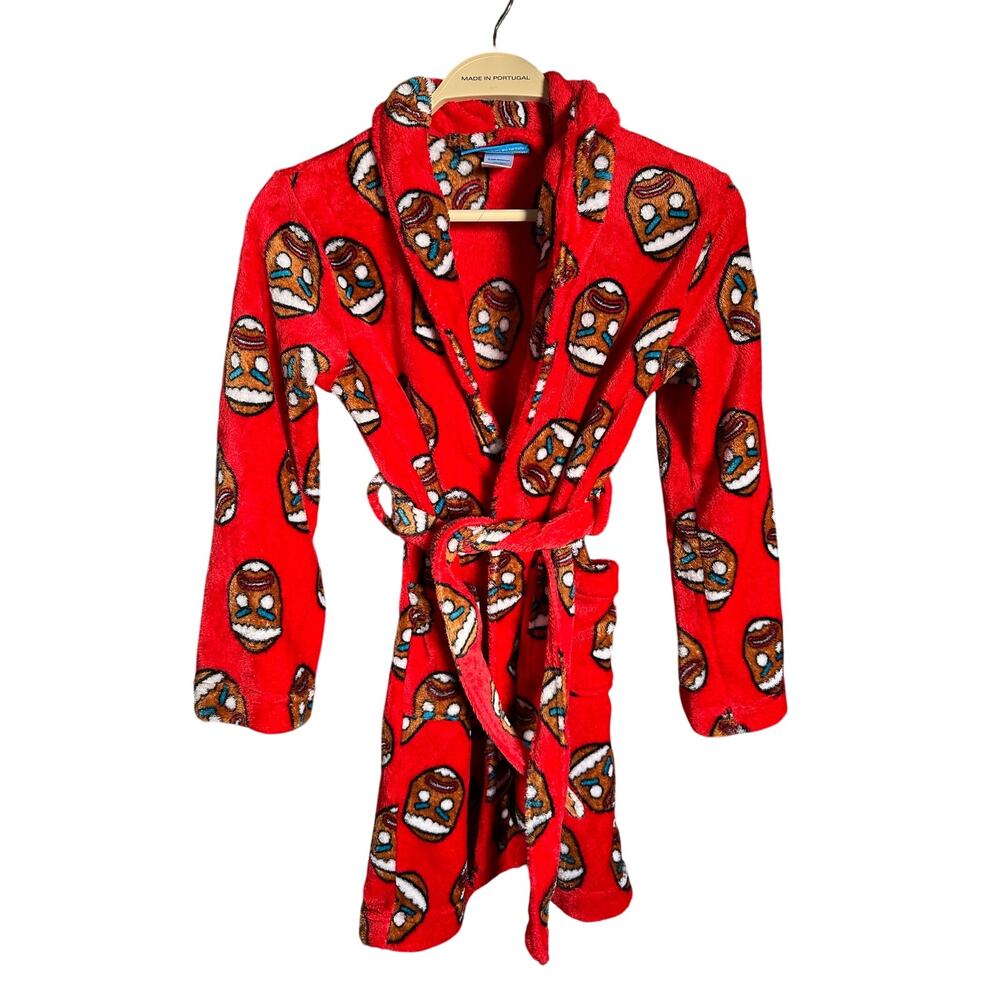 Plush Fortnite Robe, Boys/Unisex Red robe , Size 12